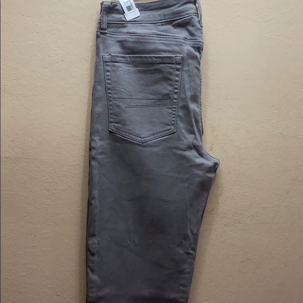 Gray American eagle jeans